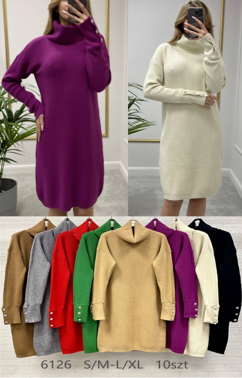 Sukienki damskie Roz S/M-L/XL, Mix Kolor .Paczka 10 szt